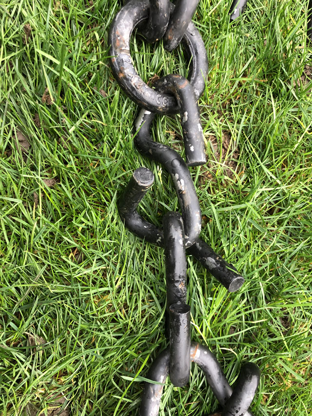 Linking chain harrow mats - not secure