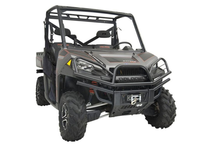 Towing chain harrows with ATVs